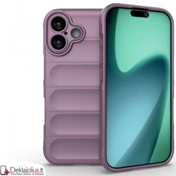 Magic Shield guminis dėklas su kameros apsauga - violetinis (Apple Iphone 17) Magic Shield guminis dėklas su kameros apsauga - violetinis (Apple Iphone 17)